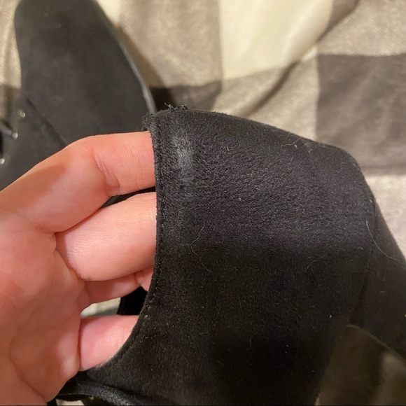 Black lace up heels - Picture 4 of 7